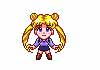 Usagi Tsukino vs Sailor Moon gif